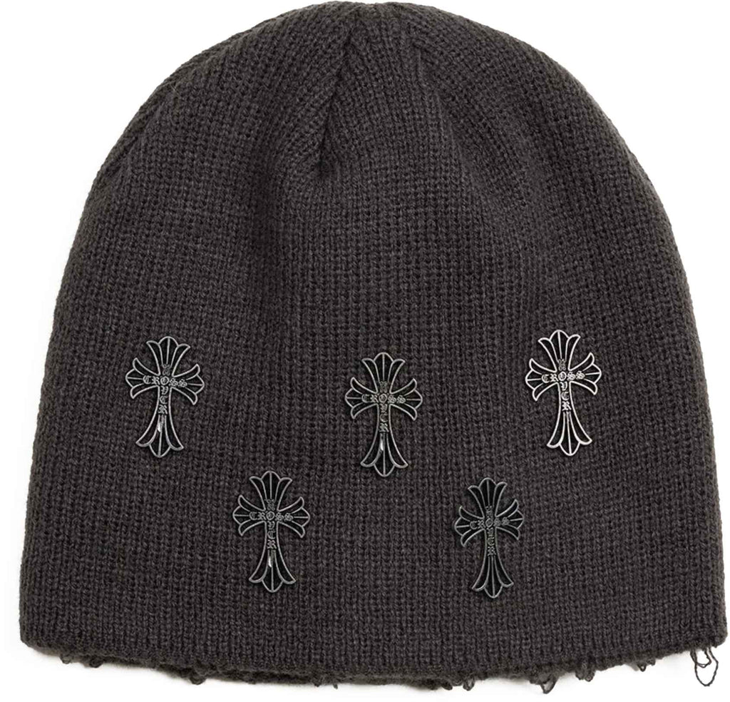 Acupuncture Cuffia Cross Over Beanie Grey Uomo - 1