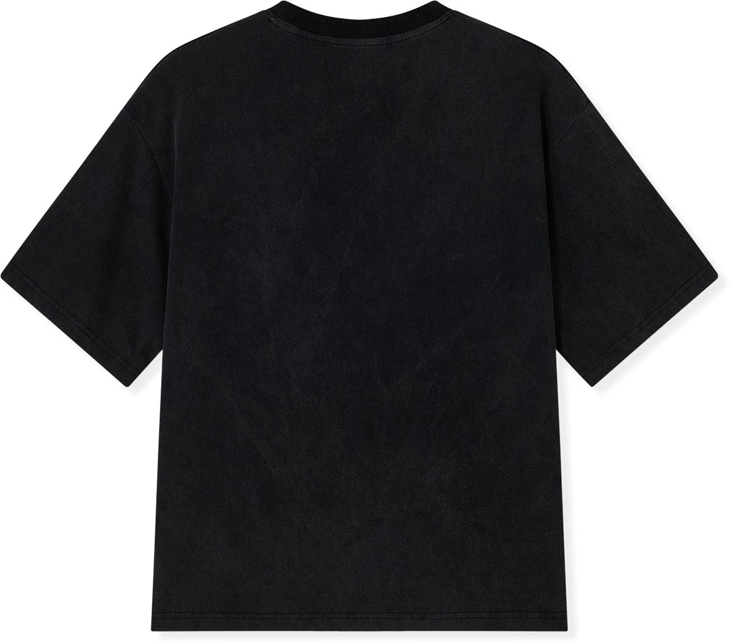 Acupuncture T-shirt College 93 T-shirt Washed Black Whasedblack Uomo - 2