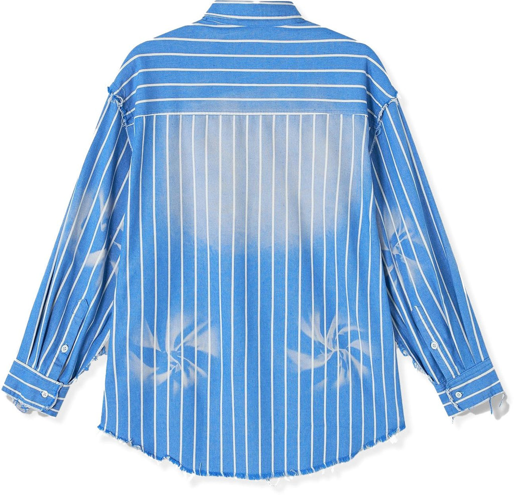 Acupuncture Camicia Painter Shirt Blue Uomo - 2