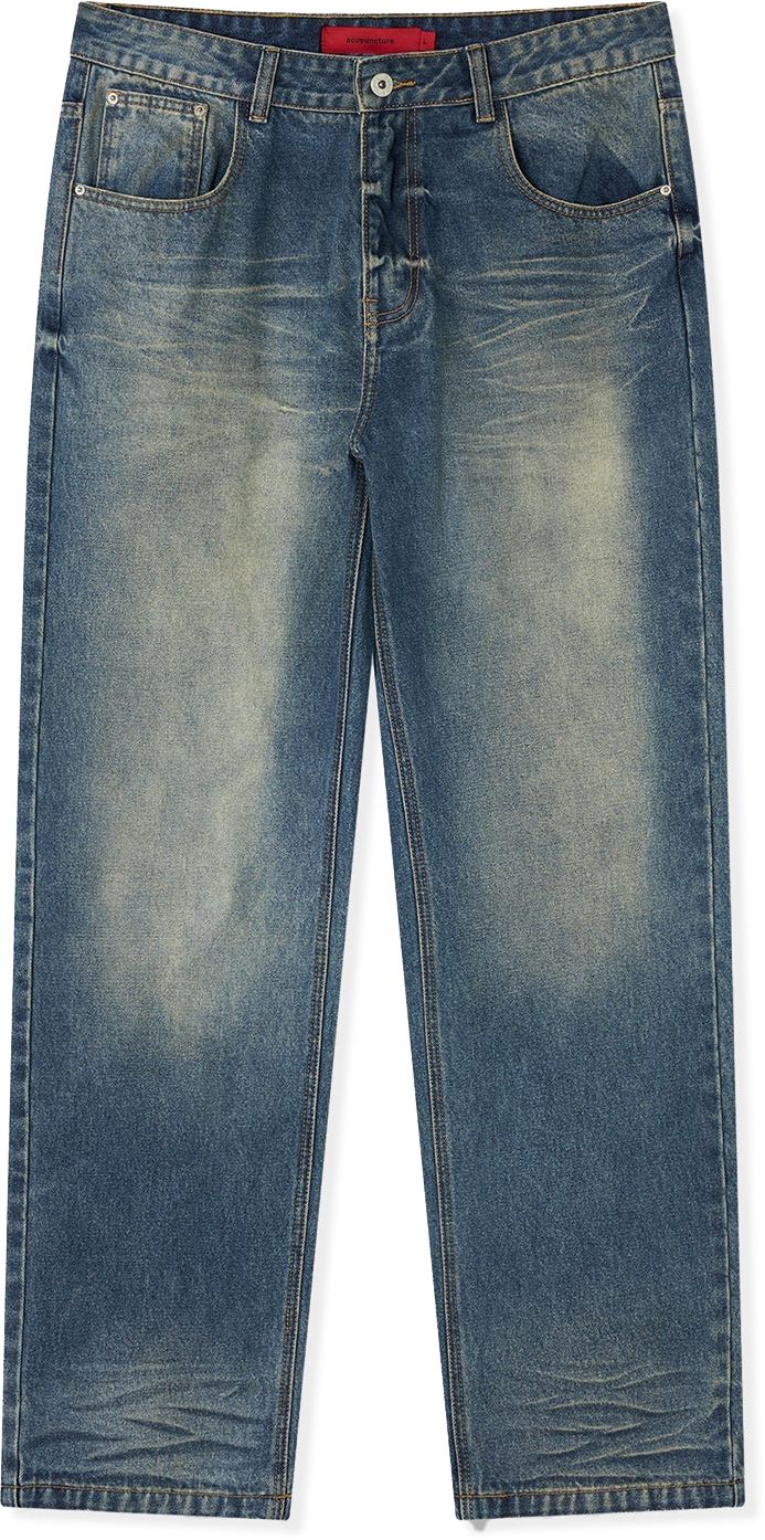 Acupuncture Jeans Punker Denim Blue Uomo - 1