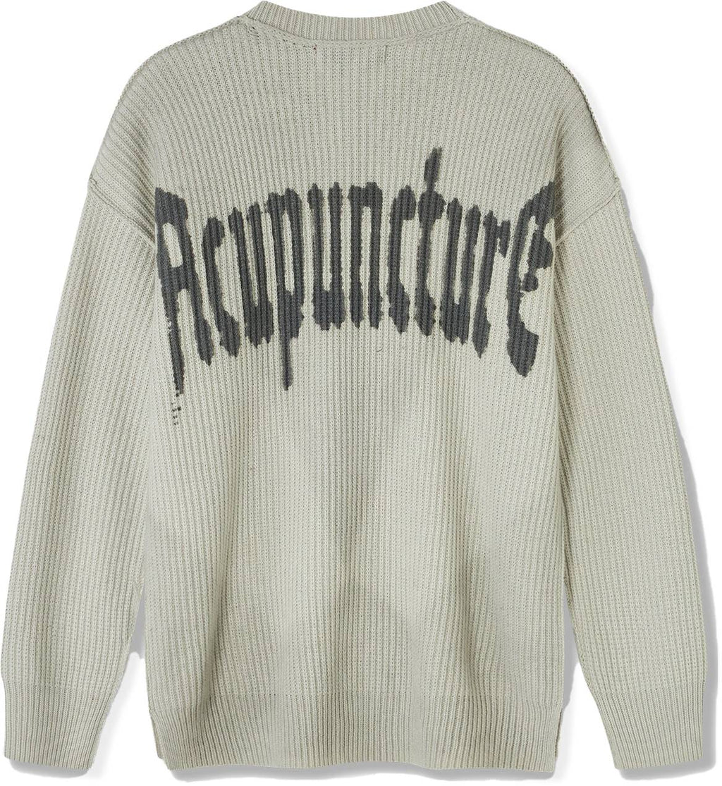 Acupuncture Maglione Punker Sweater Khaki Uomo - 2