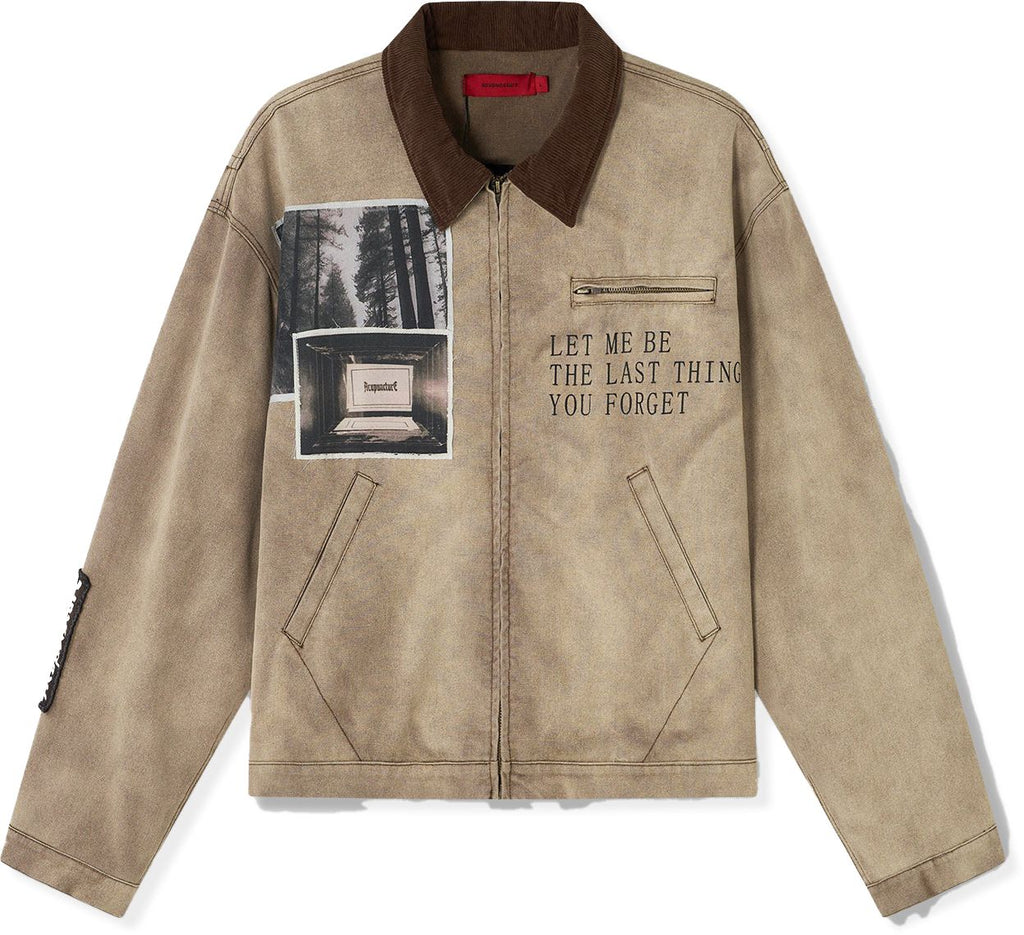 Acupuncture Giacca Punker Jacket Coffee Quartz Coffequartz Uomo - 1