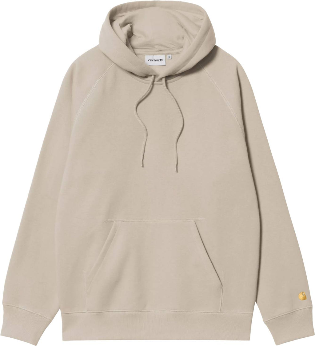 Carhartt Wip Felpa Hooded Chase Sweat Fleur De Sel Gold Fleurdeselgold Uomo - 1