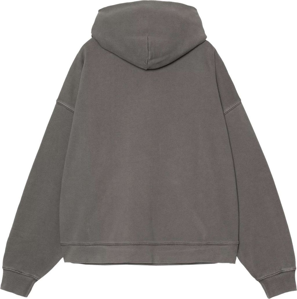 Carhartt Wip Felpa Women Hooded Benton Sweat Graphite Garment Dyed Grapitegarmentdyed Donna - 2