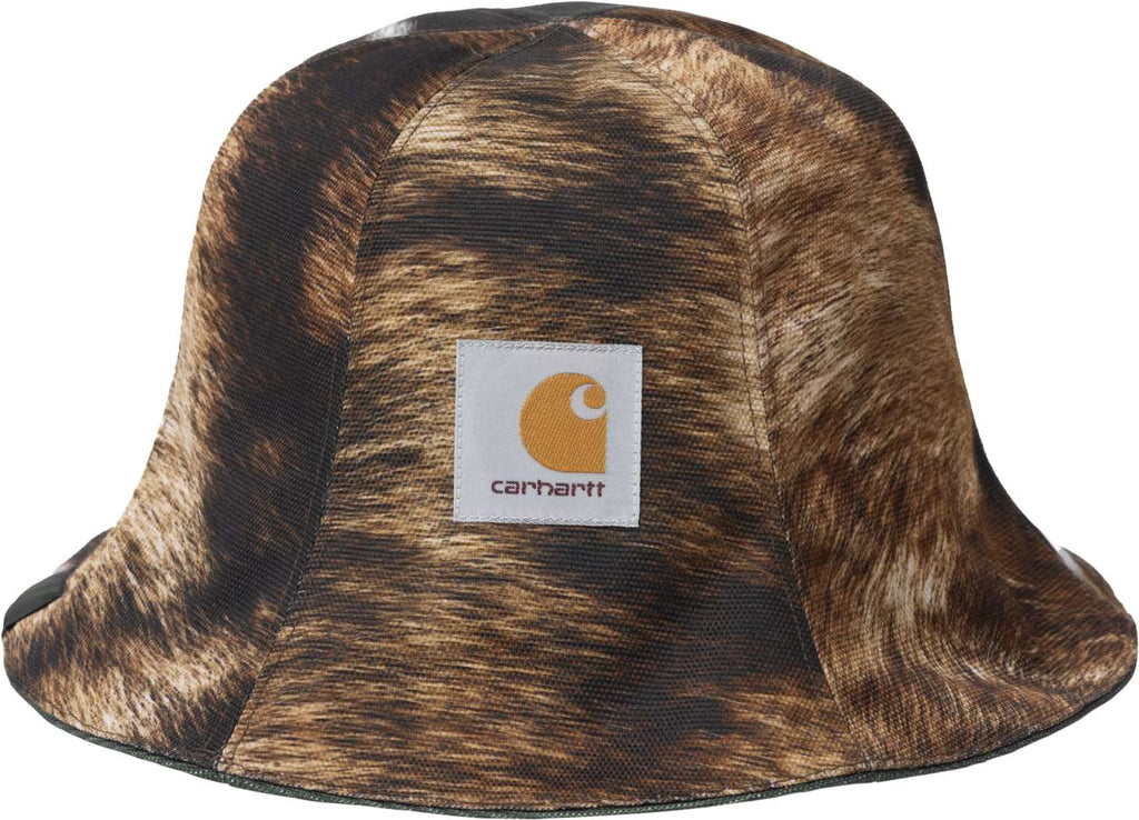 Carhartt Wip Cappello Cordura Sauna Hat Olive Wild Dog Print Olivewilddogprint Uomo - 2