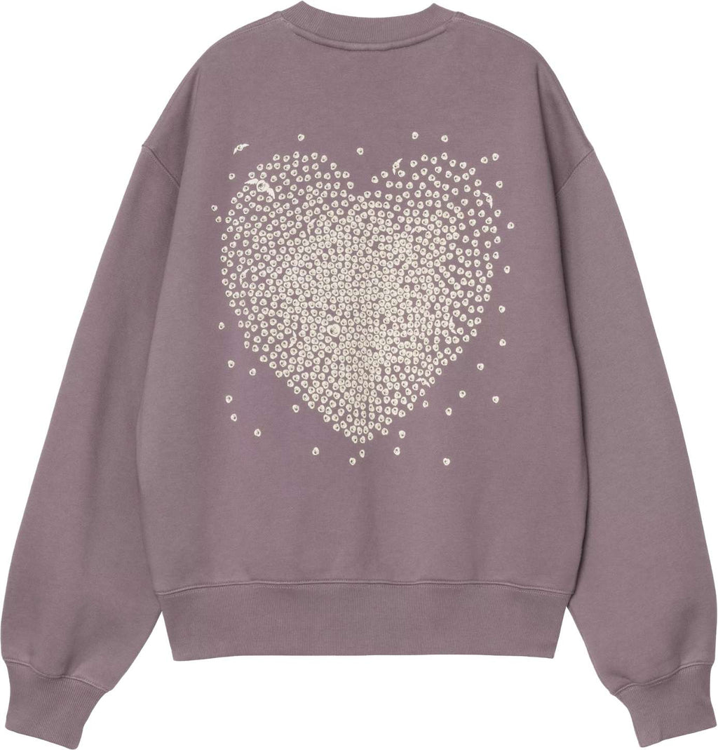 Carhartt Wip Felpa Women Hearts Of Hartts Sweat Phlox Donna - 1