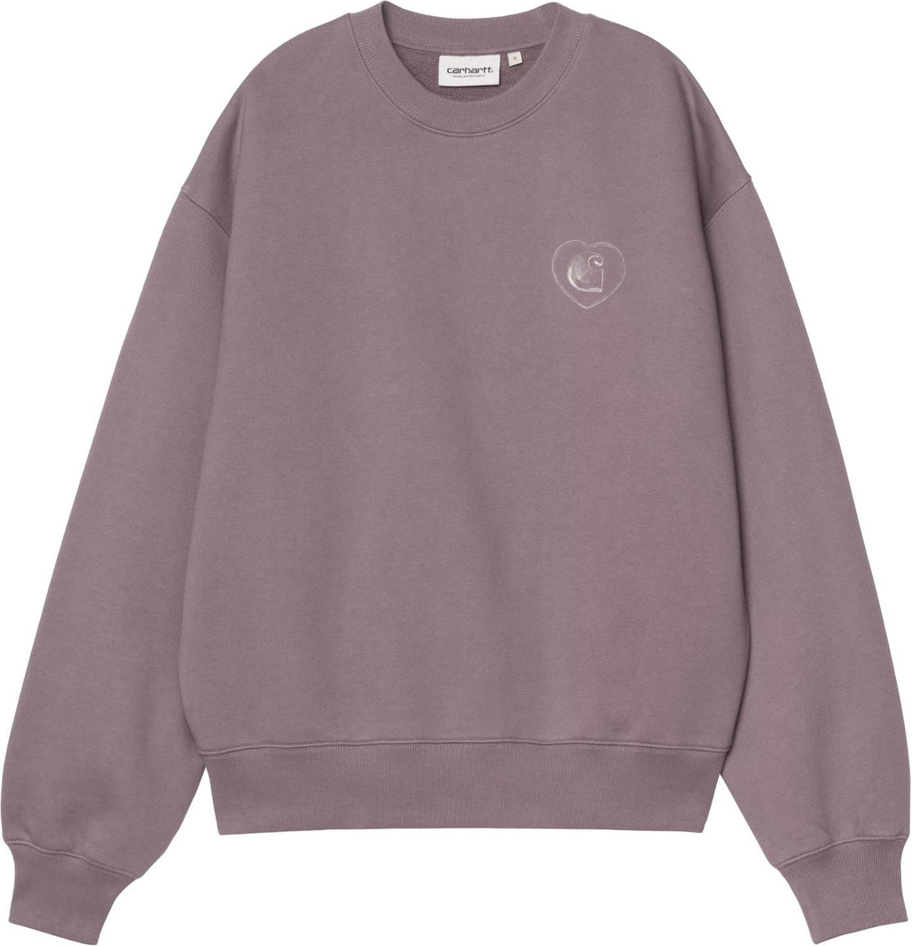 Carhartt Wip Felpa Women Hearts Of Hartts Sweat Phlox Donna - 2