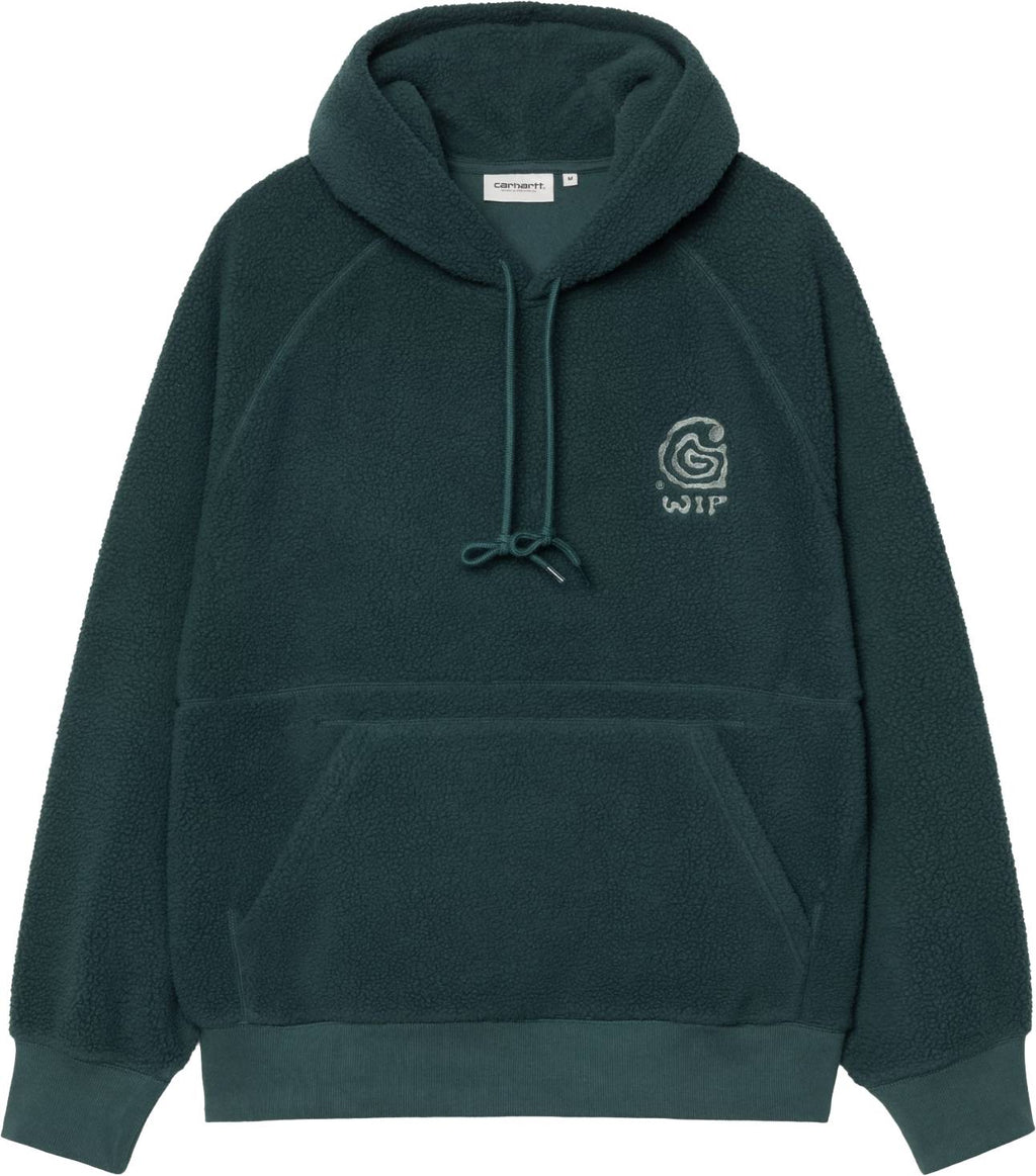 Carhartt Wip Felpa Hooded Helix Sweat Deep Lagoon Silver Pine Deeplagoonsilverpine Uomo - 1