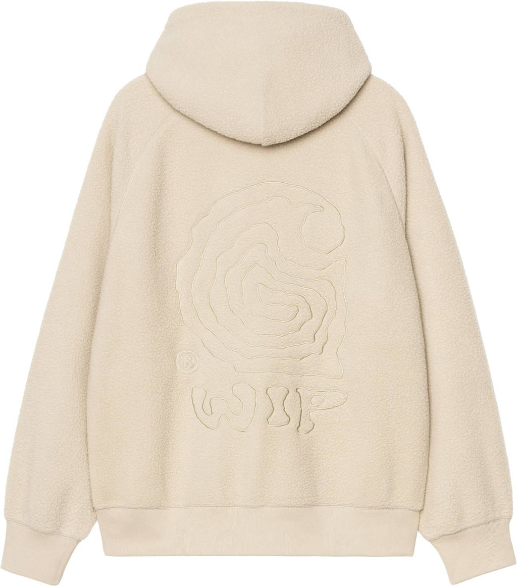 Carhartt Wip Felpa Hooded Helix Sweat Fleur De Sel Wall Fleurdeselwall Uomo - 2