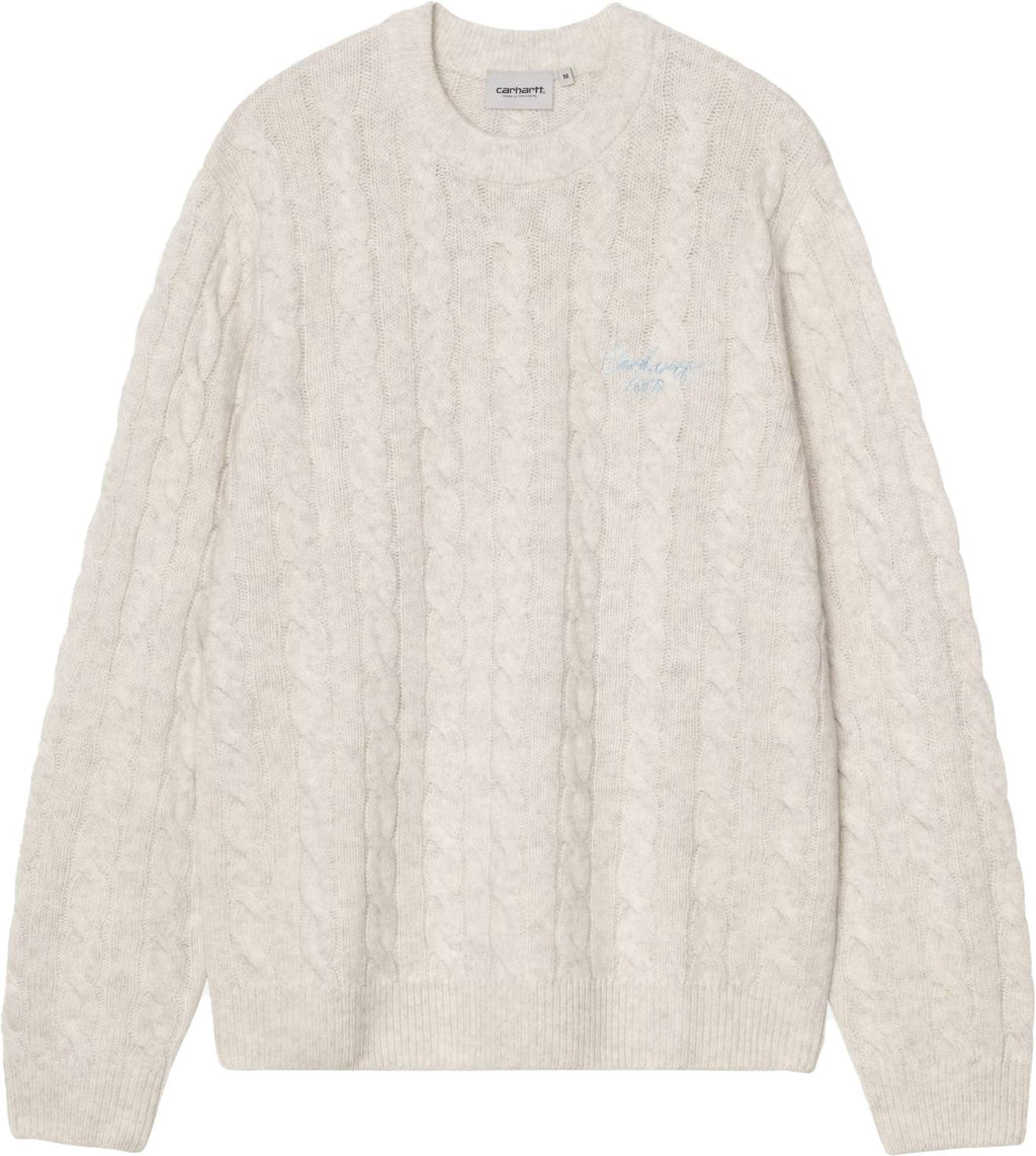 Carhartt Wip Maglione Signature Sweater Fleur De Sel Citadel Fleurdeselcitadel Uomo - 1