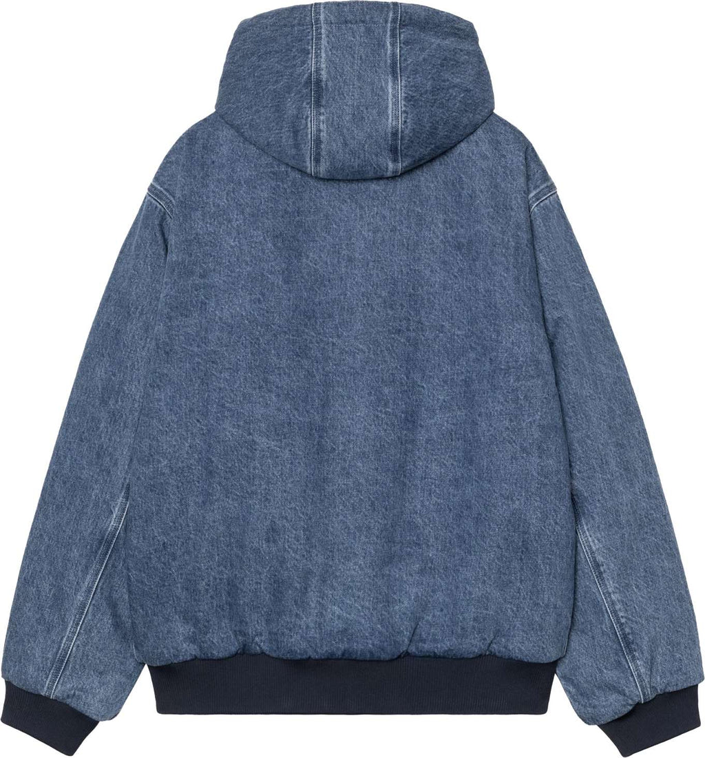 Carhartt Wip Giacca 50 Years Anniversary Og Active Jacket Denim Blue Usa Red Stone Canvas Blueusaredstonebleached Uomo - 2