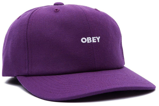 Cappello Obey Serge 6 Panel Strapback Purple Magic Uomo Viola