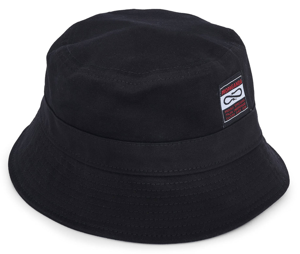 Propaganda Cappello Blank Bucket Red Label Hat Black Unisex - 1
