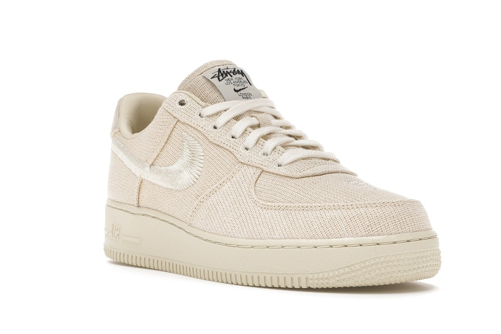 Nike Air Force 1 Low Stussy Fossil White Uomo - 3
