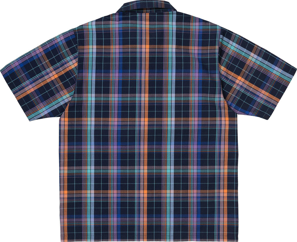 Carhartt Wip Camicia S/s Vilay Shirt Vilay Check Dark Navy Uomo - 2
