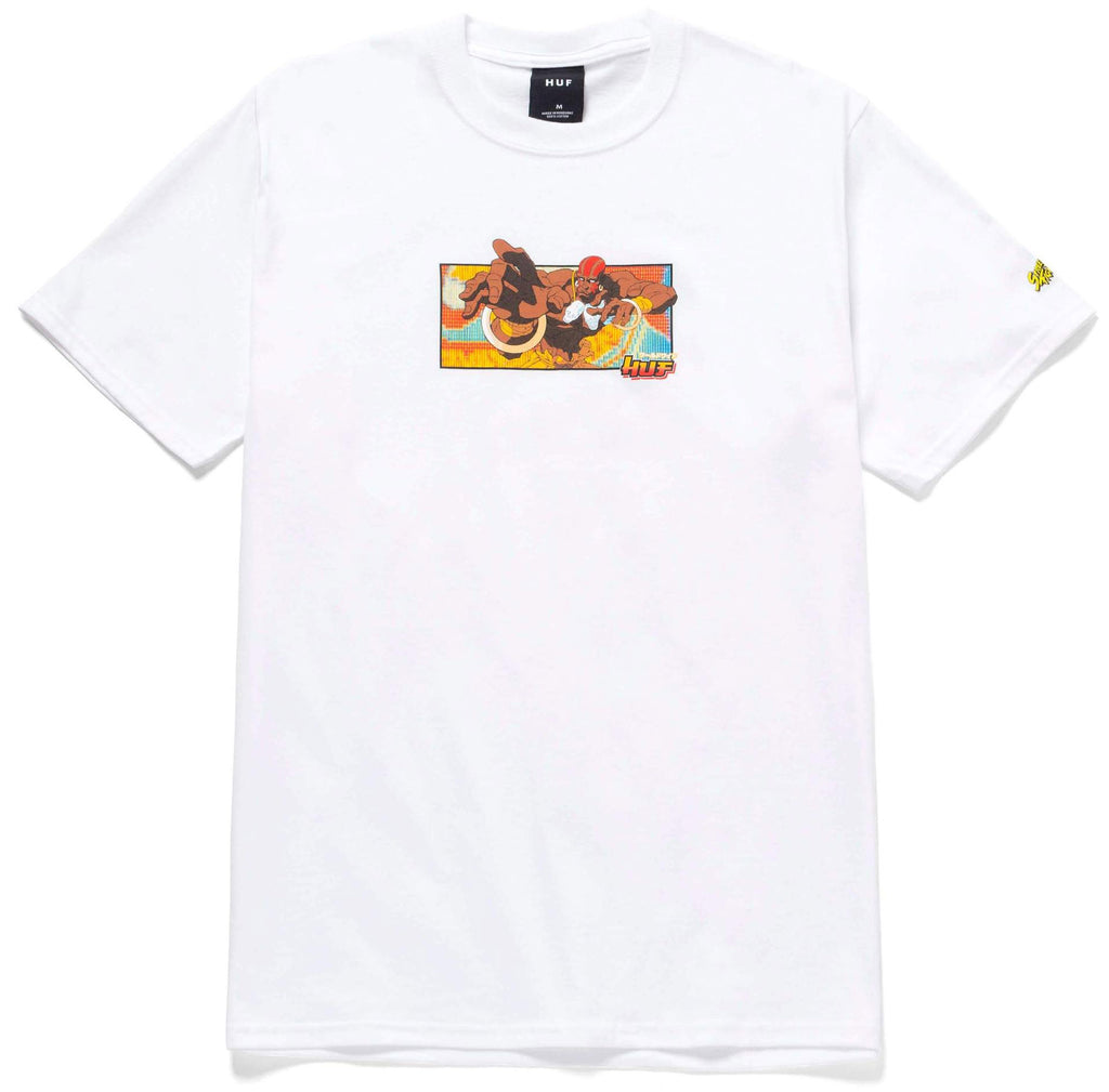 Huf T-shirt Dhalsim S/s Tee White Bianco Uomo - 1