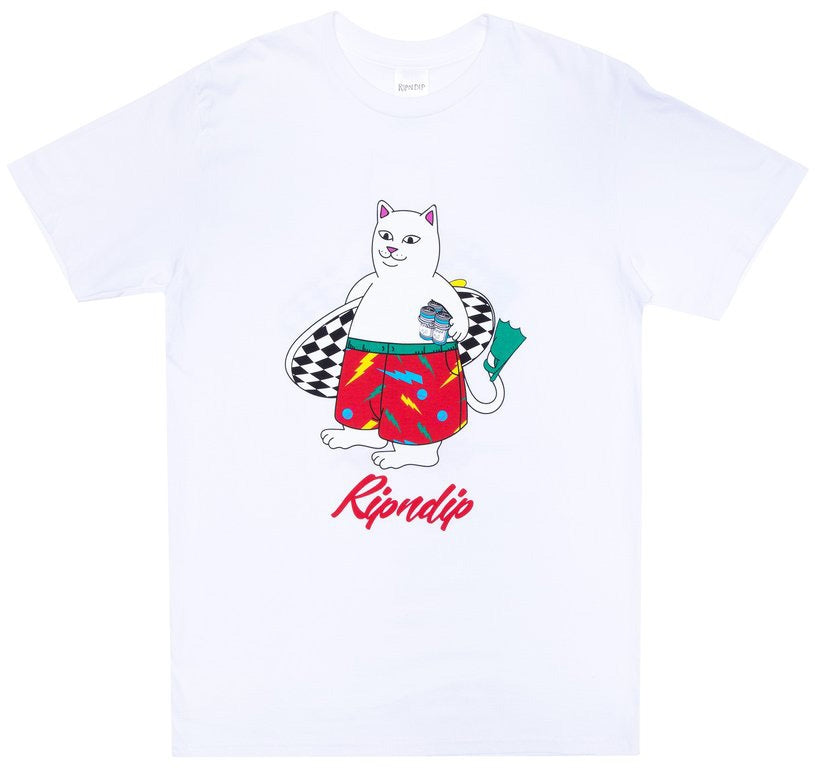 Ripndip T-shirt Surf Break White Uomo - 1