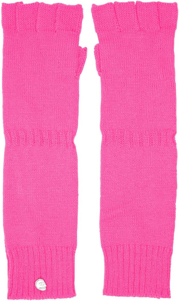 Cheap Monday guanti Collage Fingerless Gloves neon pink
