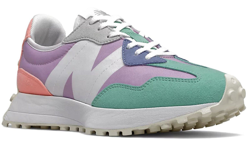 New Balance Scarpe 327 Black Dark Violet Summer Jade Multi Donna - 3