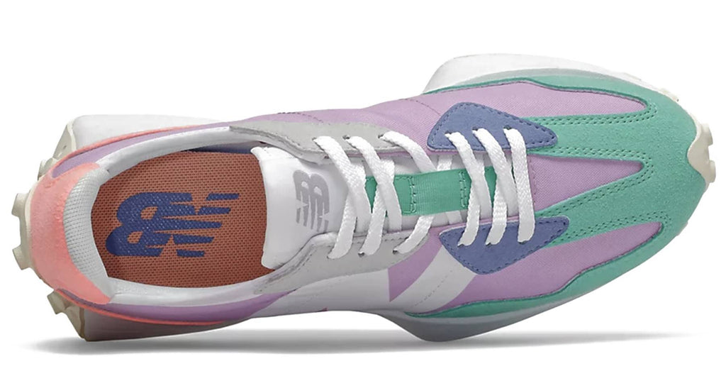 New Balance Scarpe 327 Black Dark Violet Summer Jade Multi Donna - 4