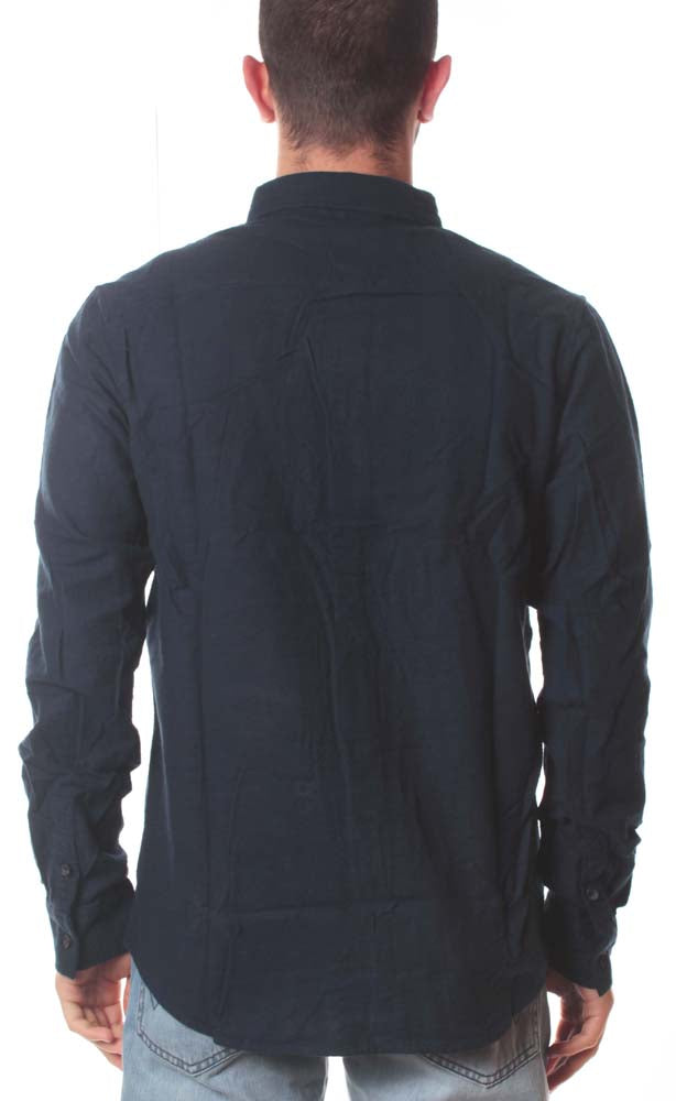 Anerkjendt Camicia Konrad Shirt Eclipse Blu Uomo - 2