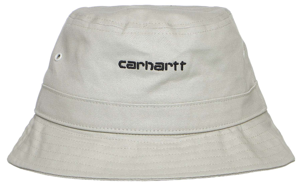 Carhartt Wip Cappello Script Bucket Hat Hammer Black Grey Uomo - 1
