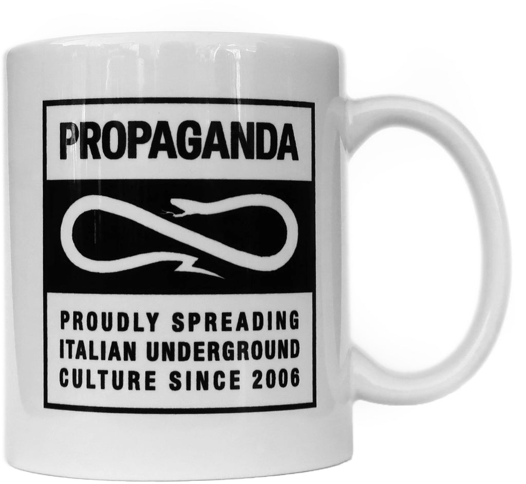 Propaganda Tazza Label Mug White Unisex - 1