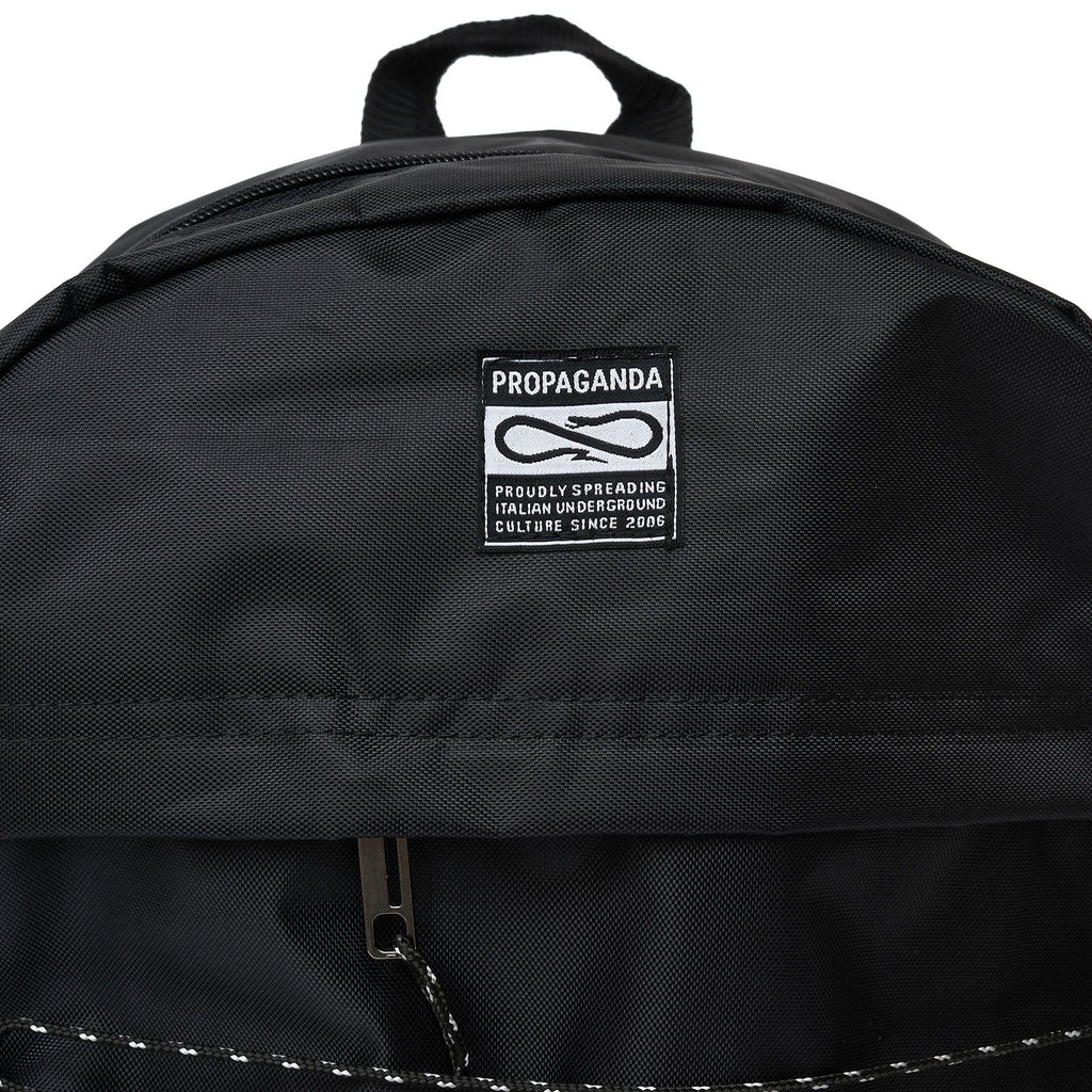 Propaganda Zaino Label Backpack Black Unisex - 3