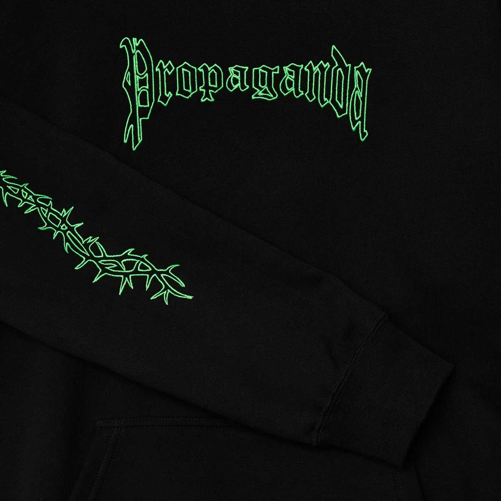 Propaganda Felpa Xv Carees Hoodie Black Uomo - 3