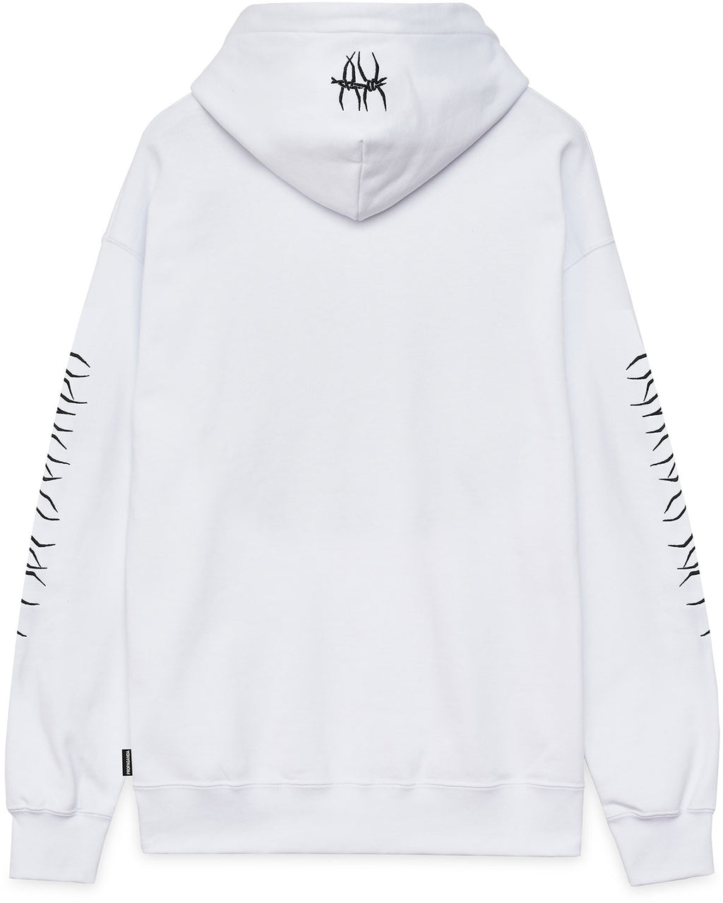Propaganda Felpa Xv Wire Hoodie White Uomo - 2