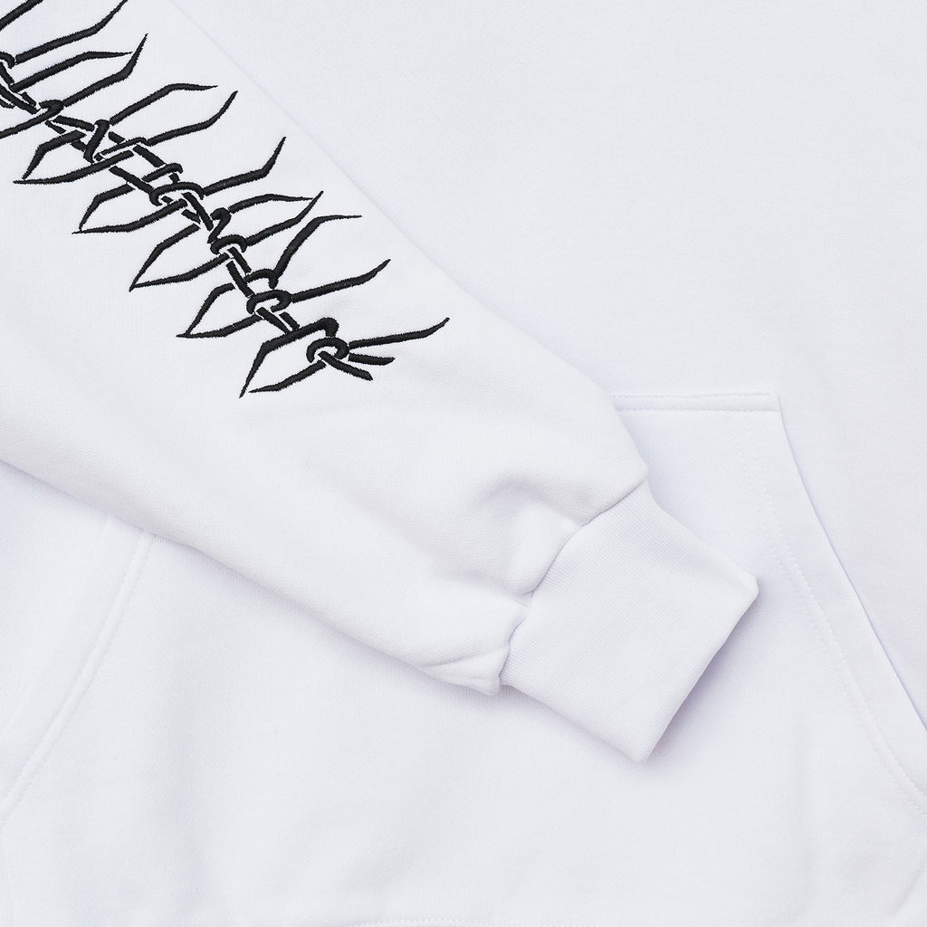 Propaganda Felpa Xv Wire Hoodie White Uomo - 3