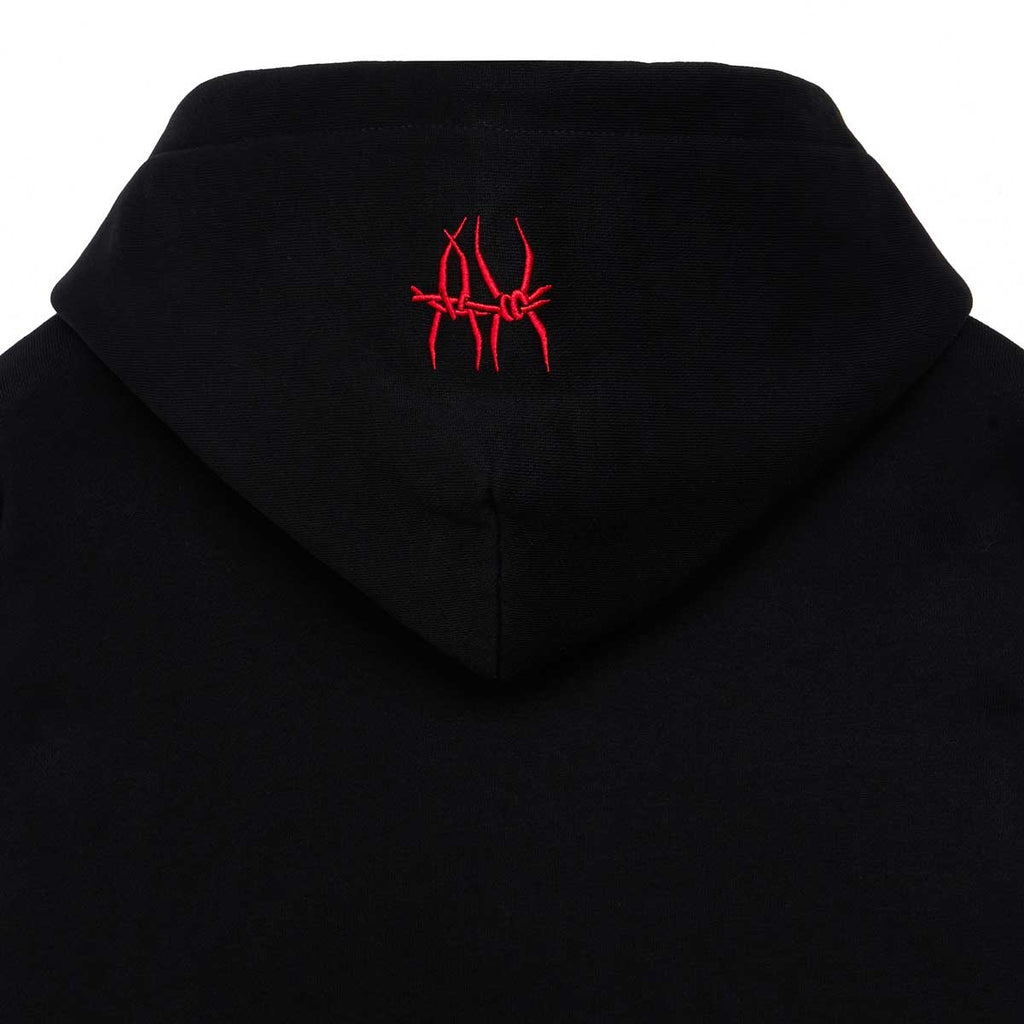 Propaganda Felpa Xv Wire Hoodie Black Uomo - 4