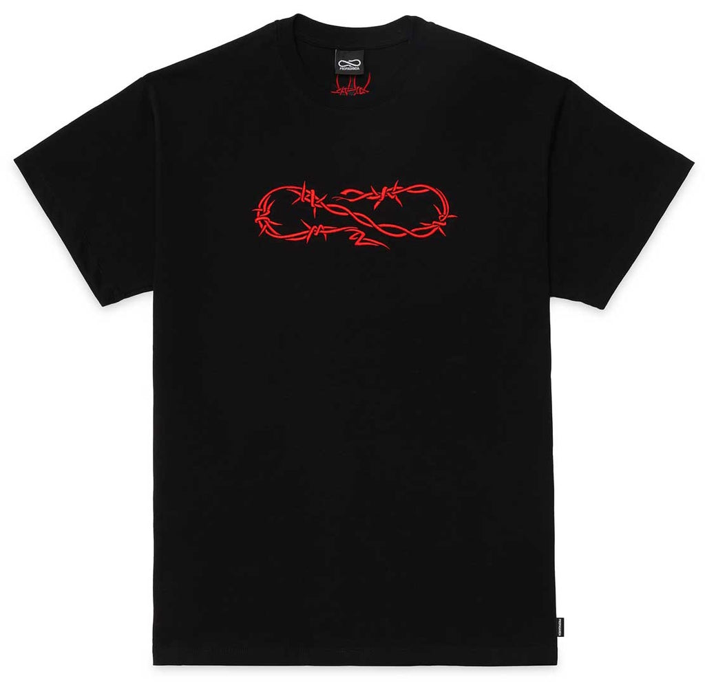 Propaganda T-shirt Xv Wire Tee Black Uomo - 1