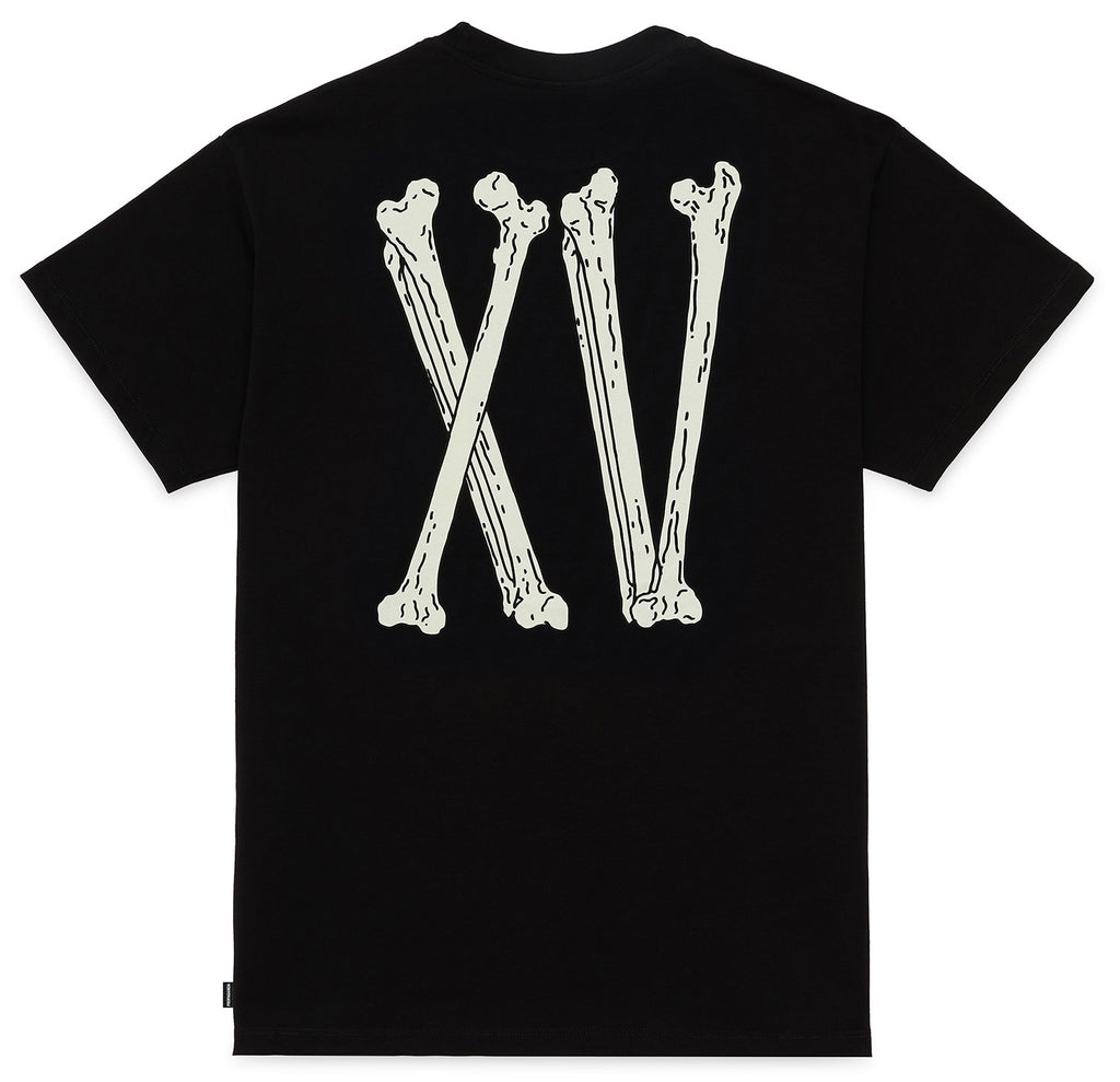 Propaganda T-shirt Xv Bones Tee Black Uomo - 1