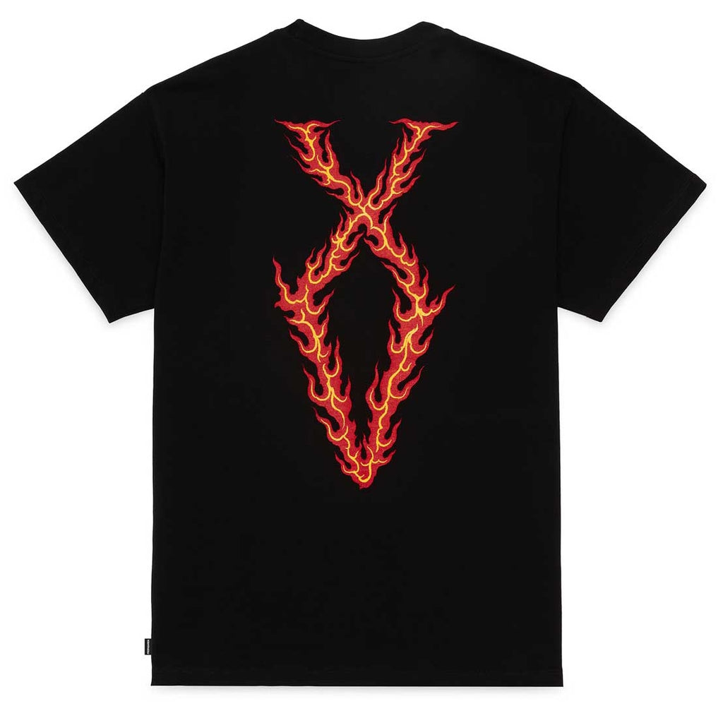 Propaganda T-shirt Xv Flame Black Uomo - 2