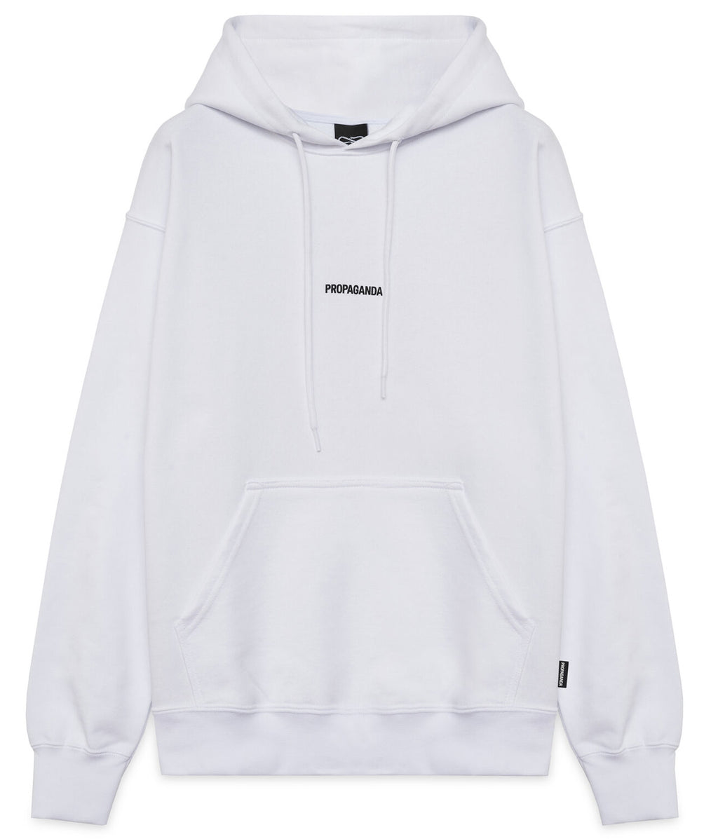 Propaganda Felpa Ribs Hoodie White Uomo - 2