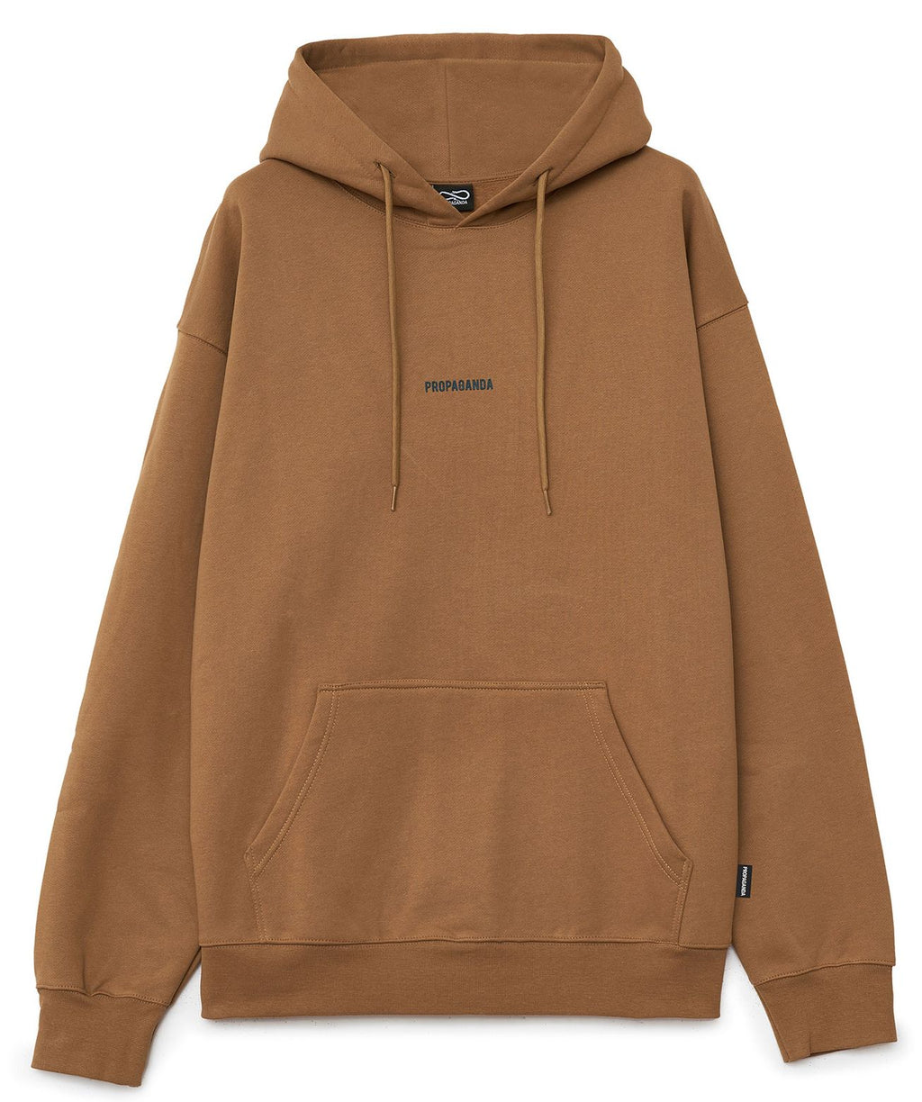 Propaganda Felpa Ribs Hoodie Camel Uomo - 2