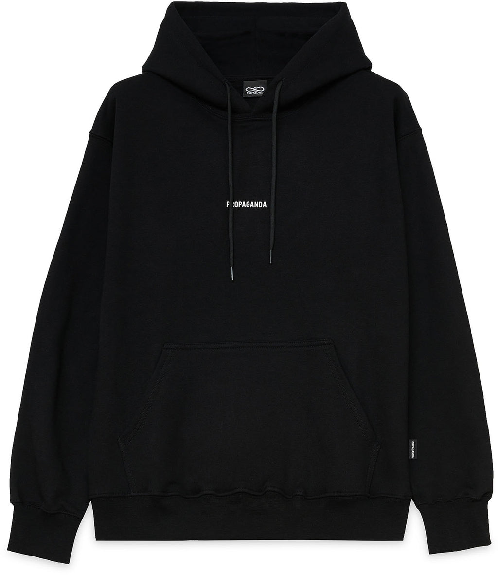 Propaganda Felpa Ribs Hoodie Black Uomo - 2