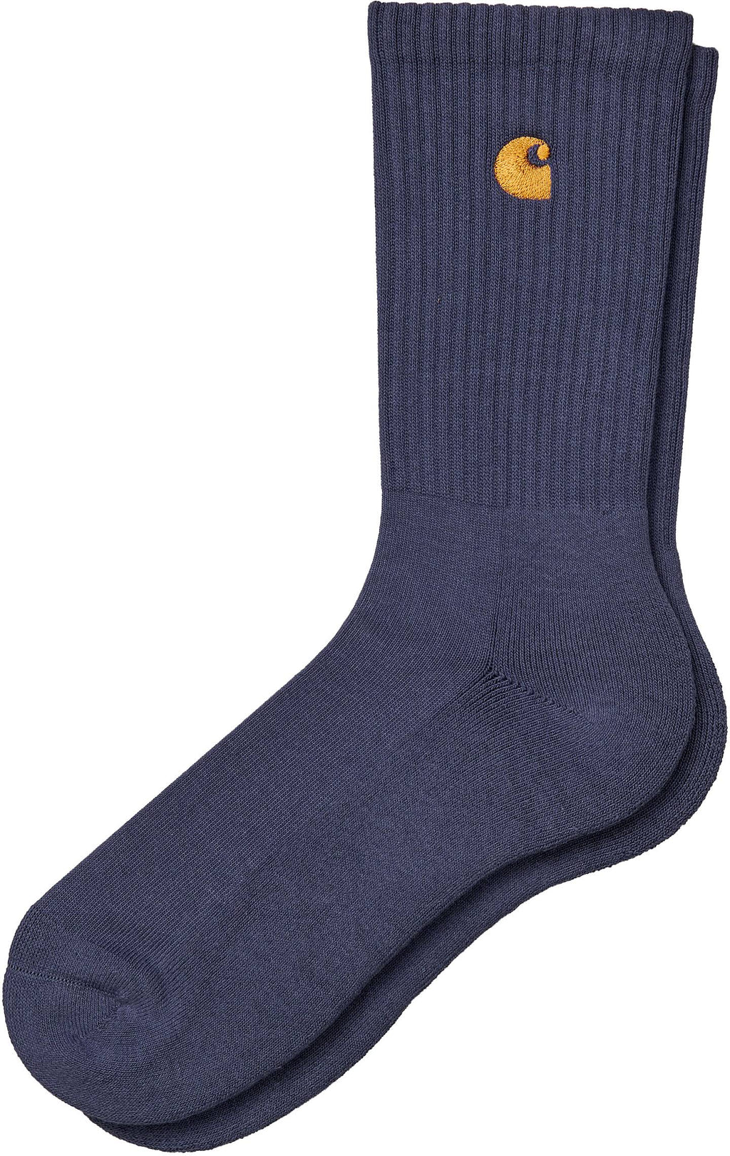 Carhartt Wip Calze Chase Socks Cold Viola Gold Uomo - 1