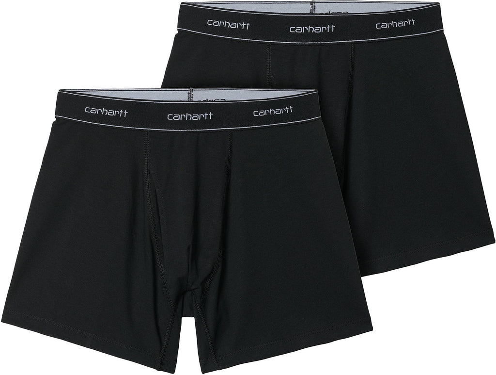 Carhartt Wip Boxer Cotton Trunks Black Black Uomo - 1