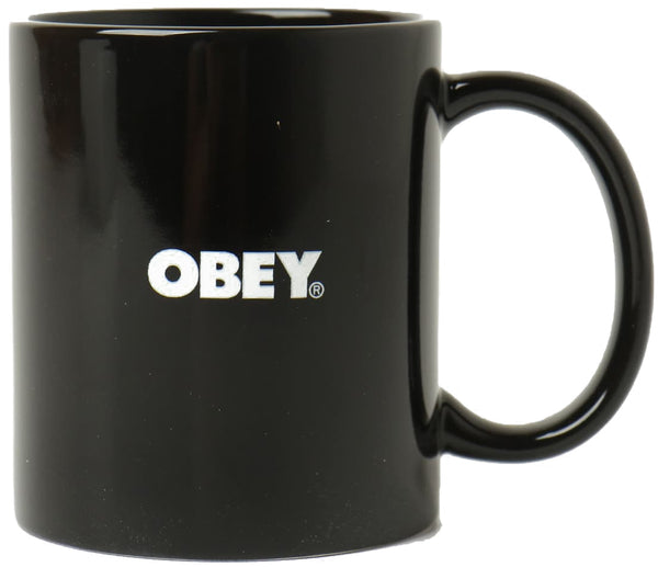 Obey tazza Protest Mug black white