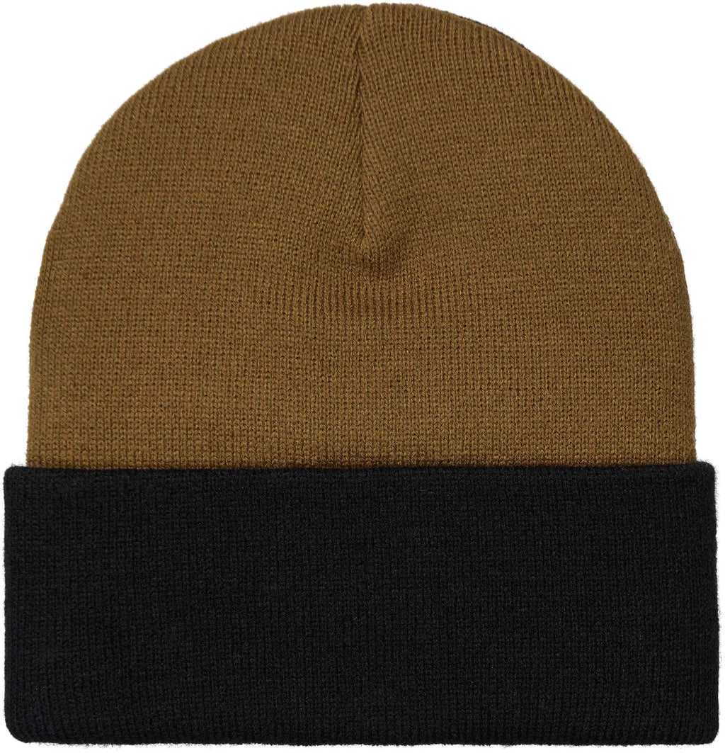 Carhartt Wip Cuffia Triple Beanie Tawny Dark Iris Black Uomo - 2