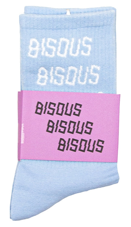 Bisous calze Socks X3 light blue