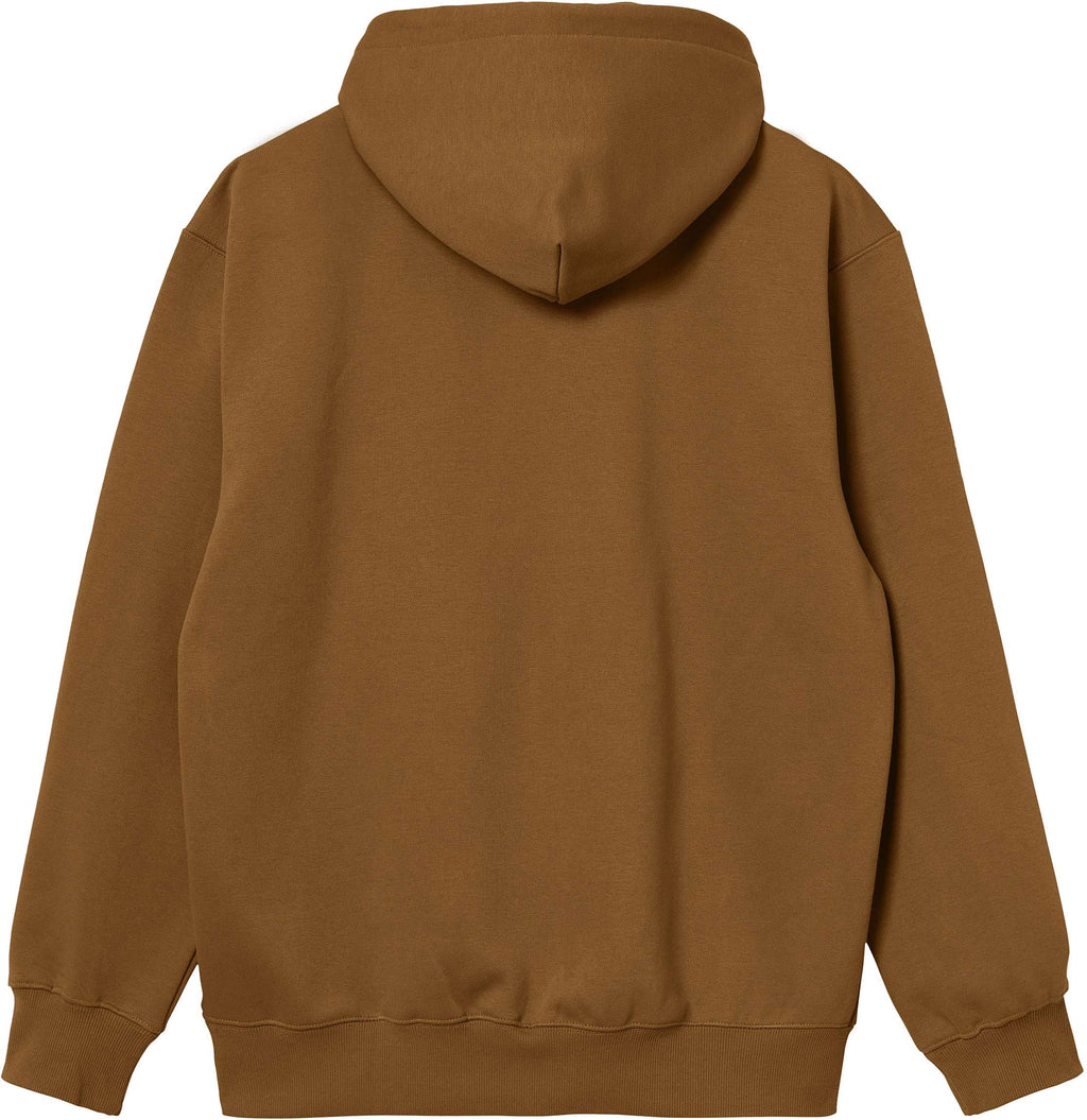Carhartt Wip Felpa Hooded Sweat Hamilton Brown Black Uomo - 2