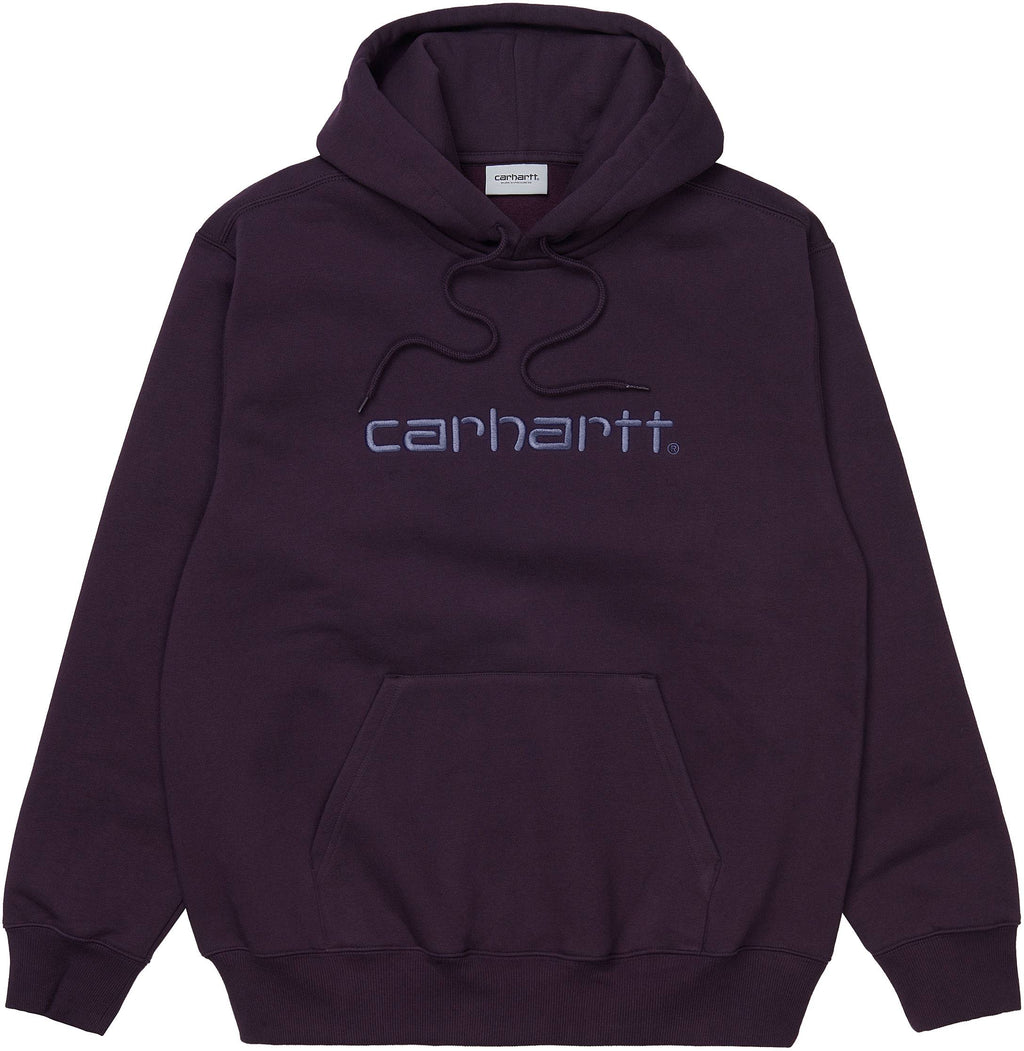 Carhartt Wip Felpa Hooded Sweat Dark Iris Cold Viola Uomo - 1
