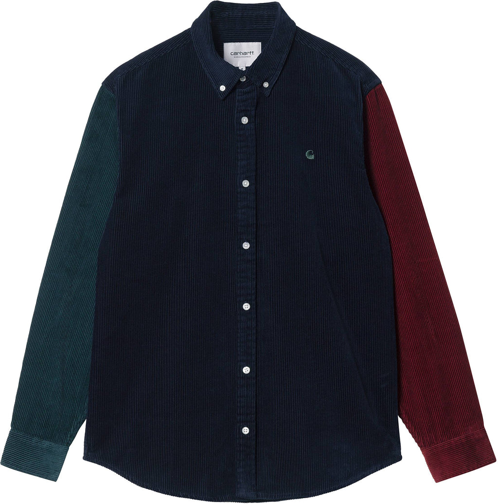 Carhartt Wip Camicia L/s Triple Madison Cord Shirt Astro Frasier Jam Uomo - 1