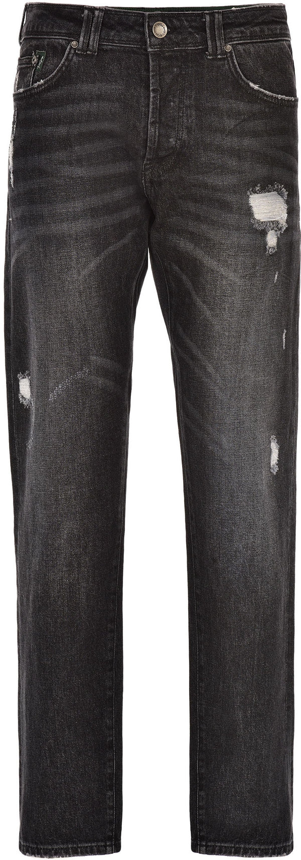 P.Grax pantaloni jeans Tailor Tapared Fit black