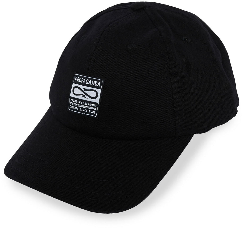 Propaganda Cappello Label Cap Black Unisex - 1