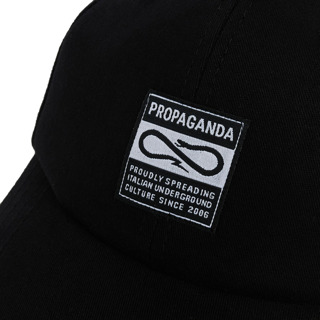 Propaganda Cappello Label Cap Black Unisex - 2