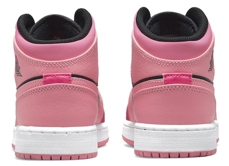 Jordan Air 1 Mid Gs Coral Chalk Pink Shoes Donna - 5